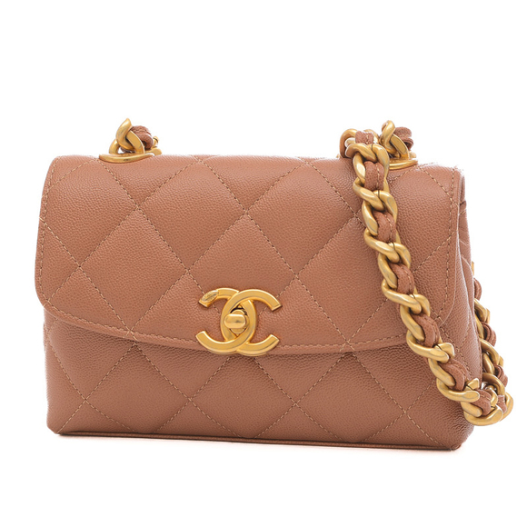 Chanel Matelasse Chain Shoulder Bag Brown - Picture 7 of 7